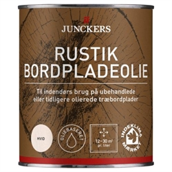 Junckers Rustik BordpladeOlie - Hvid 3/4 liter